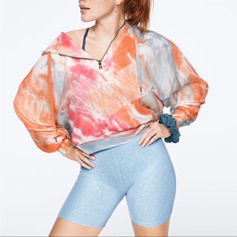 Victoria’s Secret PINK Colorful Tie Dye Long Sleeve hoodie pullover